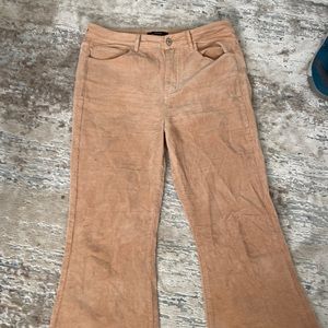Forever 21 Corduroy Tan Bell-Bottom Pants size L